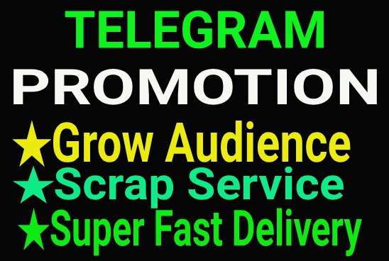 I will do promotion to grow your telegram post views