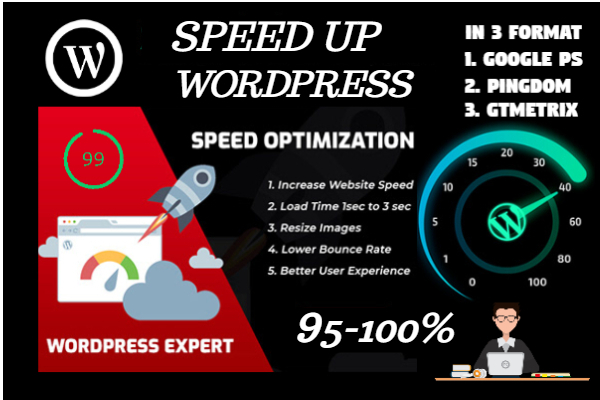 I will do speed up and optimize your WordPress site