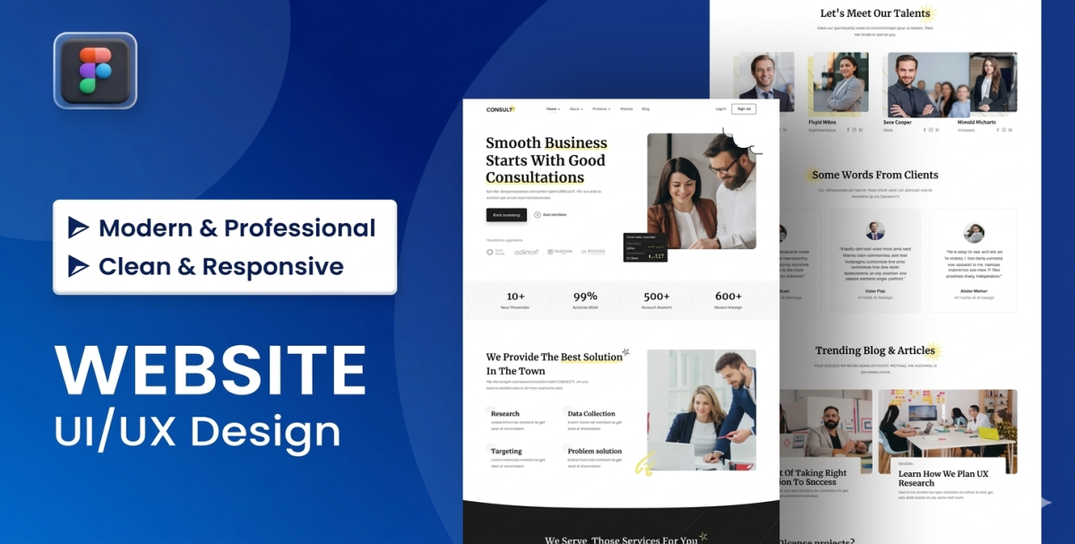 I will redesign your outdated website to look modern and professional
