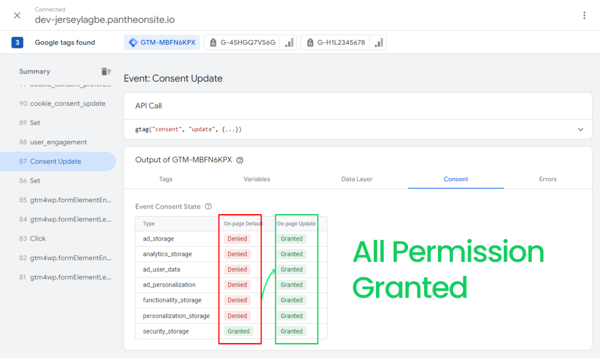 I will setup google consent mode v2, cookie consent banner v2, gdpr, ccpa via GTM