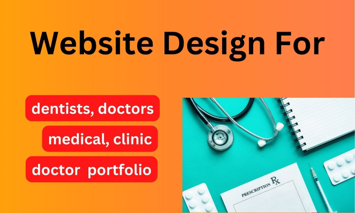 I will build medical, healthcare, doctor, and dentist website