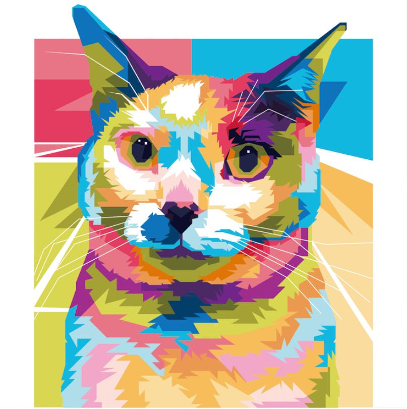 I will draw pop art of dog cat pet and any animals portrait