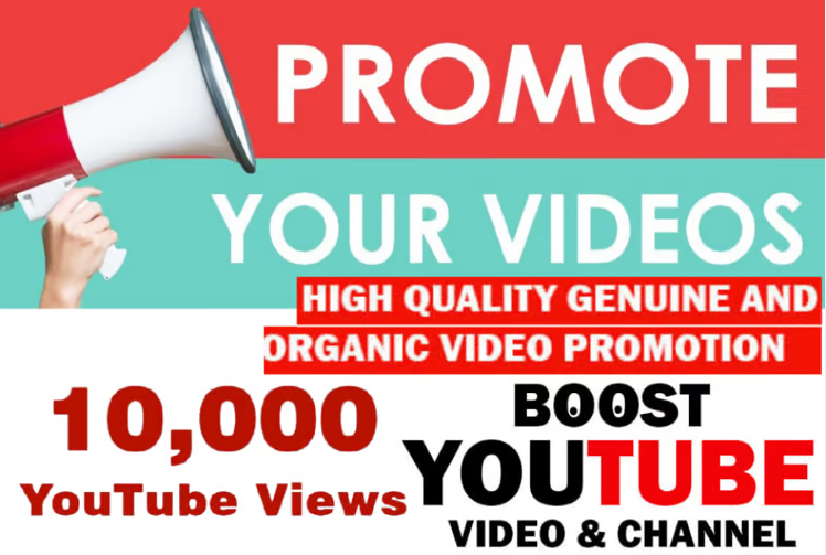    I will help you increase your youtube video views