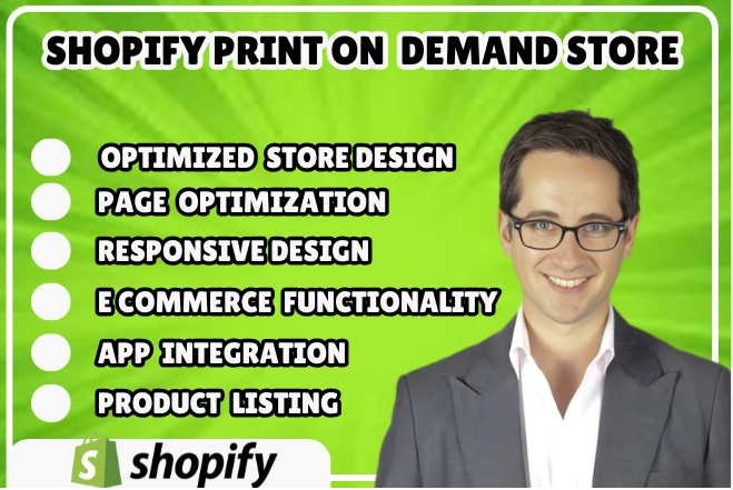 Shopify print on demand store