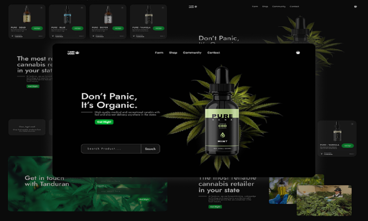 I will Build a CBD Website, Medical Website, Cannabis Website and Marijuana Website