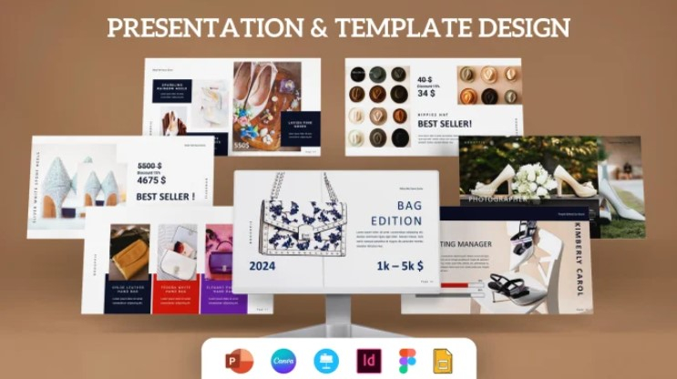 I will design business presentation, powerpoint template, keynote slides, pitch deck