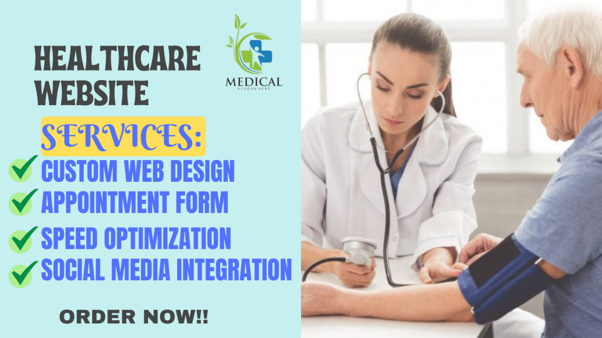 I will build healthcare staffing agency website, home care website, fitness website