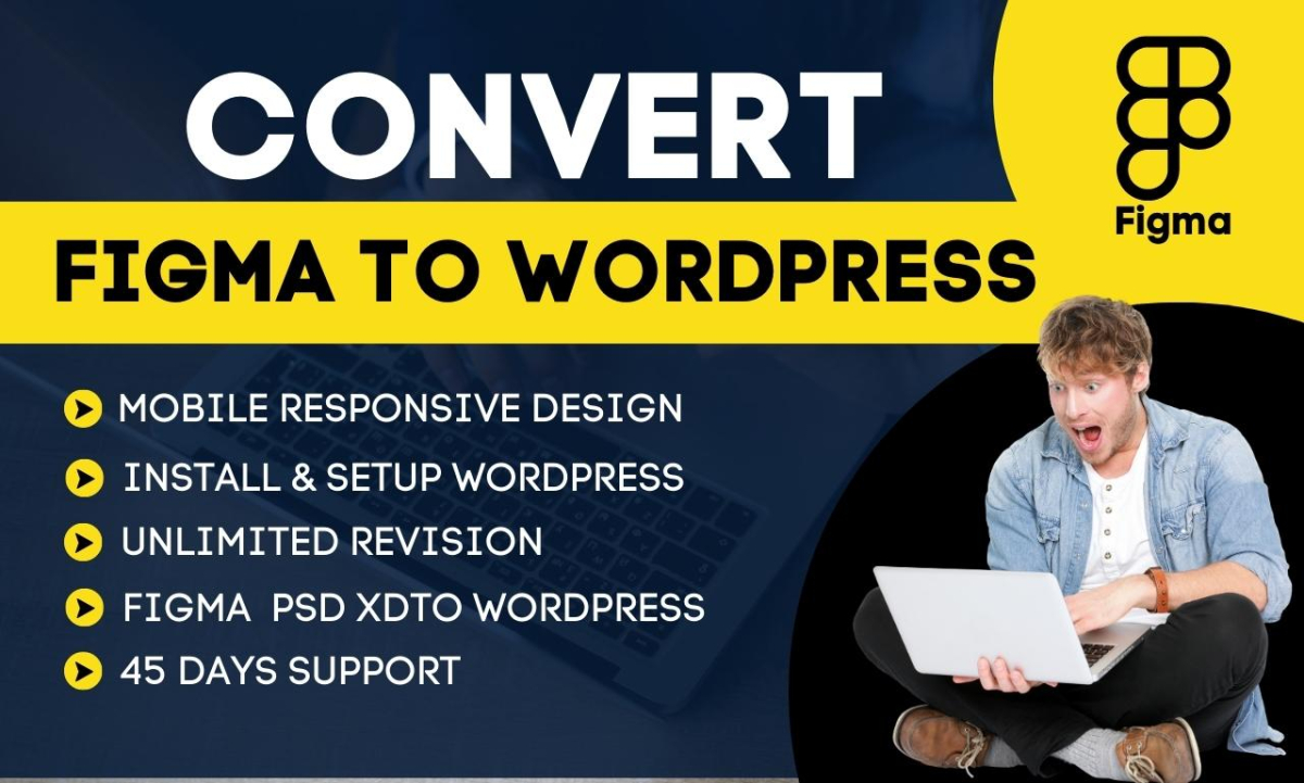 I Wll convert figma to wordpress or any wordpress design with elementor pro