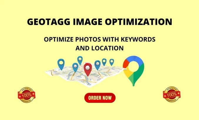 I will upload geotagg images with keywords on google my business
