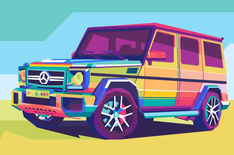 I will make illustration pop art design any type of car