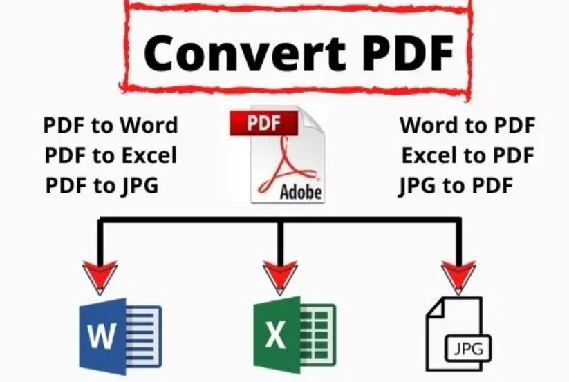 I will convert PDF to ms word and ms excel