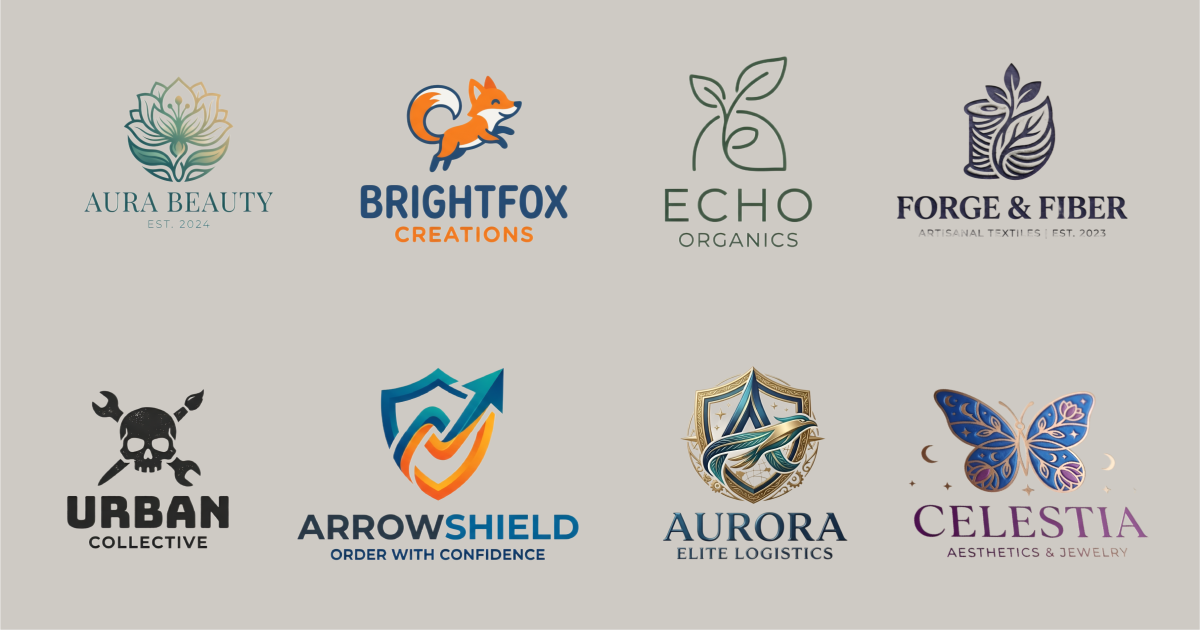 I will design a modern minimalist logo for your premium brand.