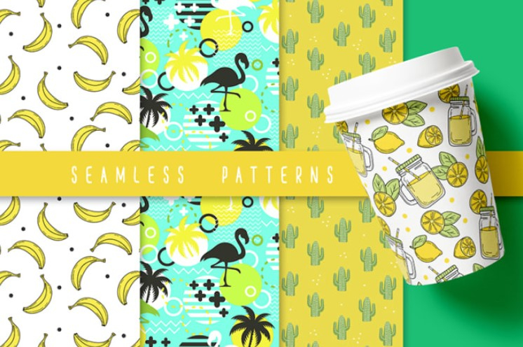 I will make a creative seamless pattern design