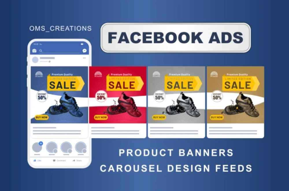 I will design social media post instagram puzzle carousel facebook ads