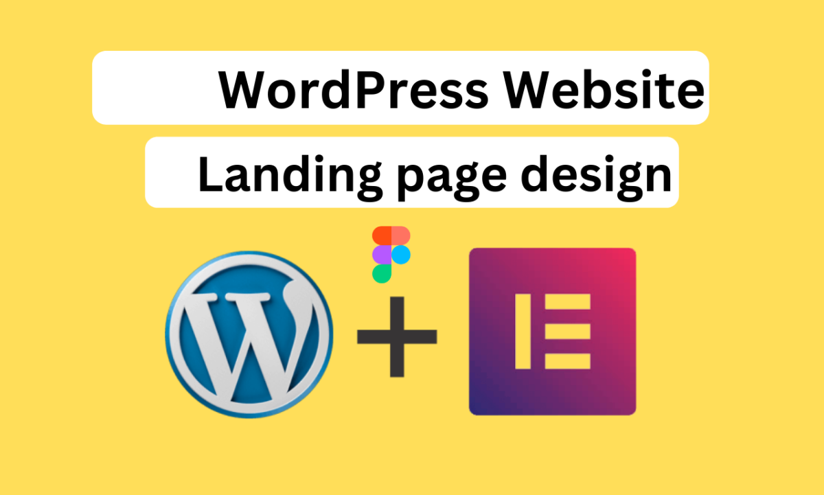 I will design wordpress website and landing page design using elementor pro