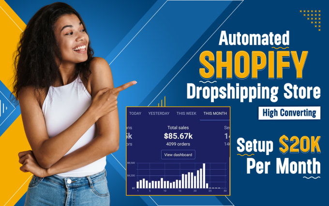 I will design high conveting shopify dropshipping store shopify store redesign shopify website