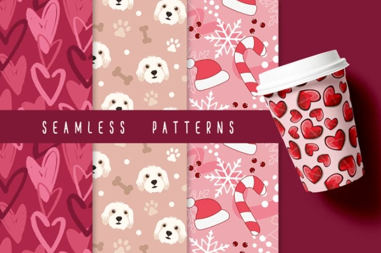 I will make a creative seamless pattern design