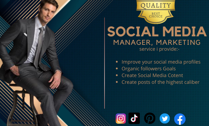 I will grow your social media followers facebook, twitter, tiktok instagram promotion