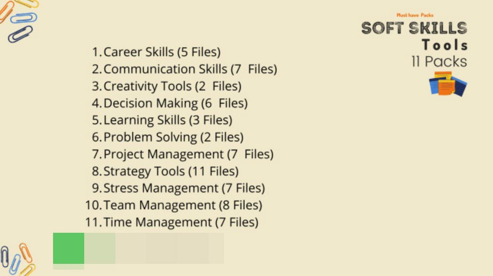 I will give soft skills tools