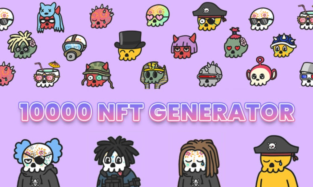 I will generate 10k nft art collection and metadata with rarities