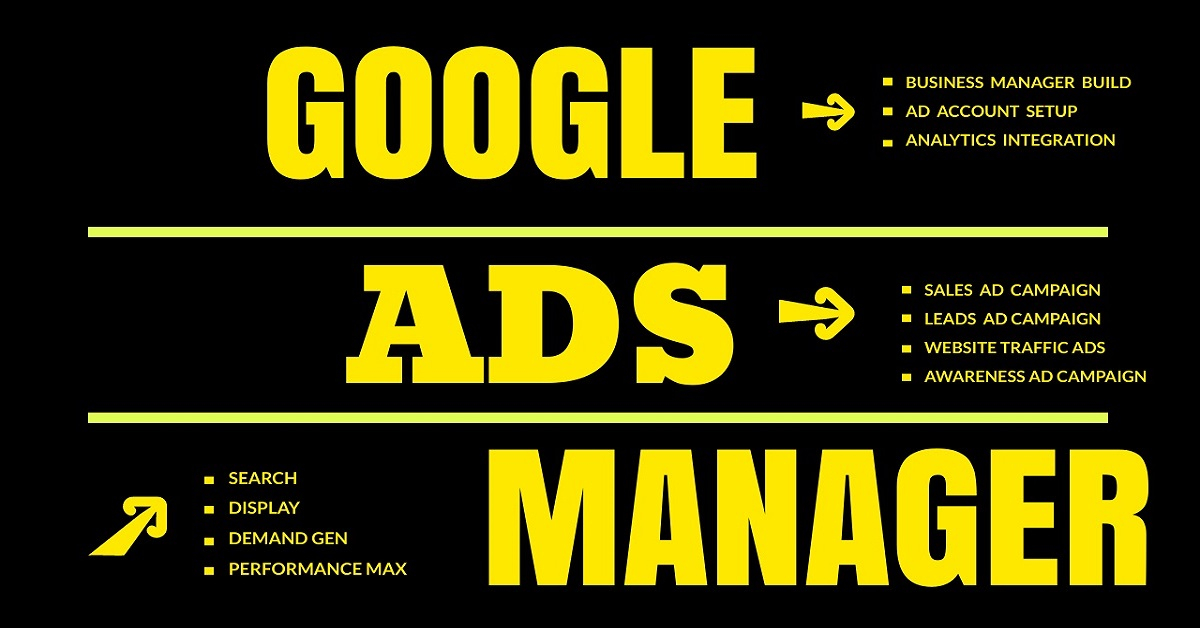 Google ads manager and ppc video ads expert