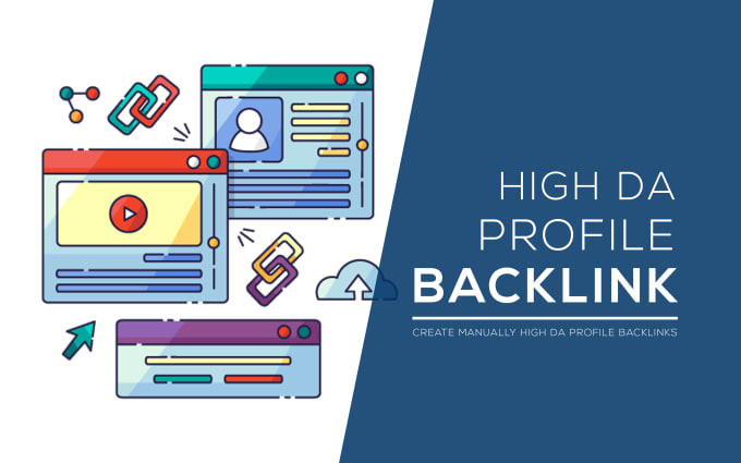 I will create high da do follow the profile backlinks manually