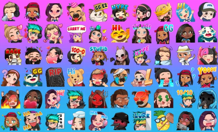 I will draw custom chibi twitch emotes and sub badges