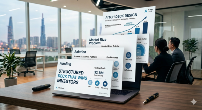 I will design a compelling pitch deck that gets you funded or closes deals