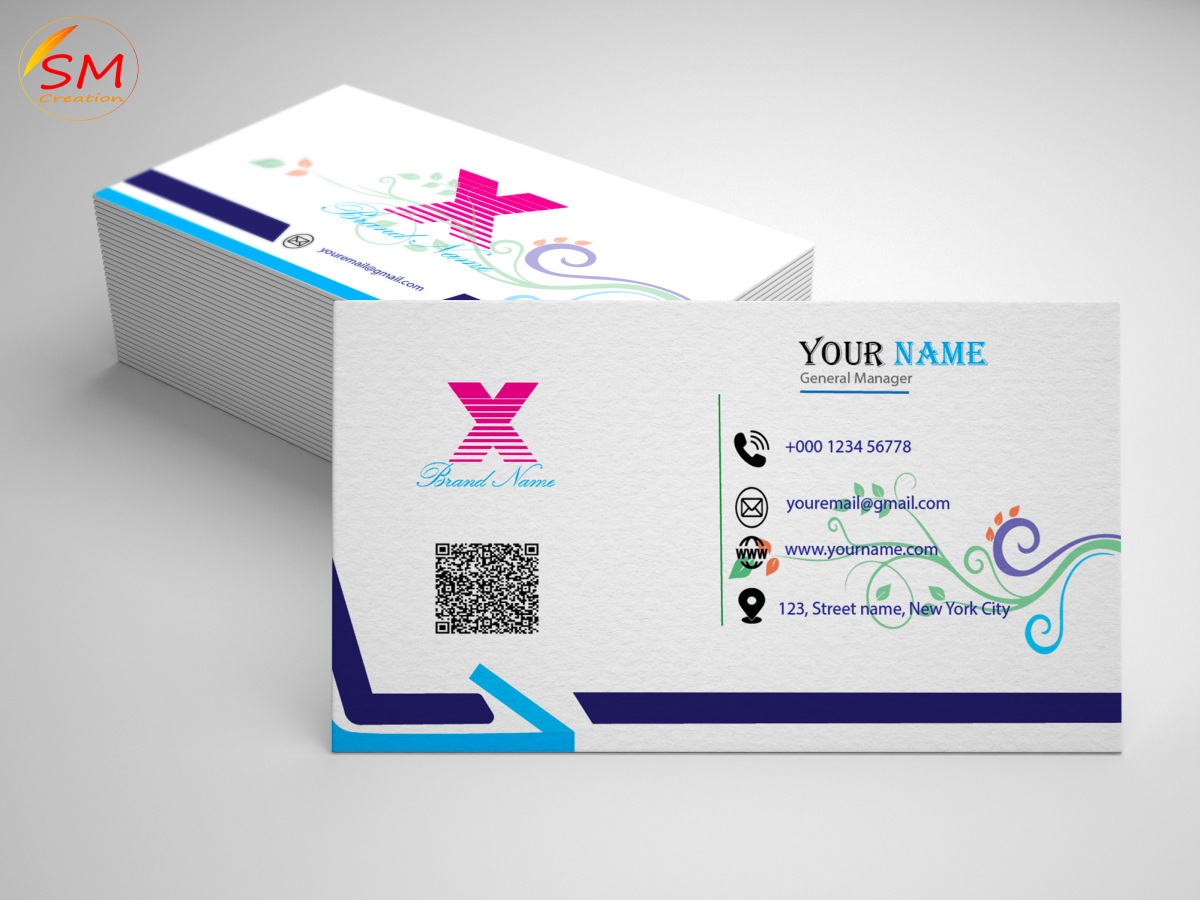 I will do Minimalist Unique professional  Business card designe and Logo Designe