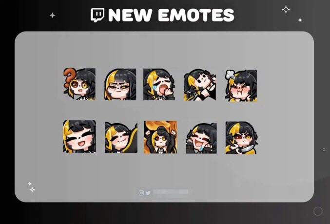 I will create cute custom emotes for your twitch or discord