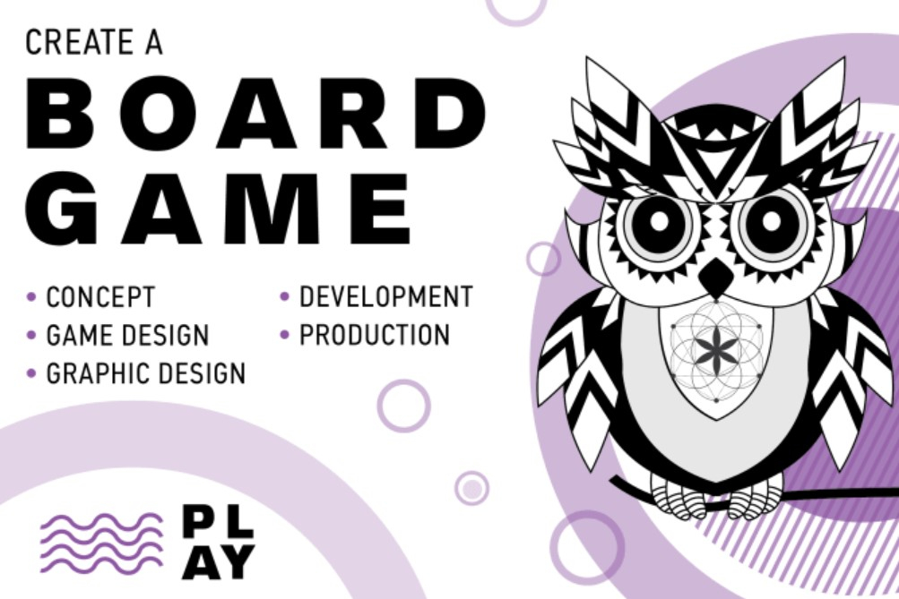 I will create a board game from concept to final product