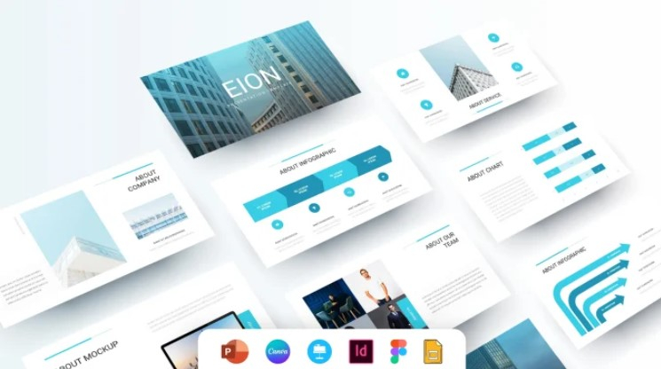 I will design business presentation, powerpoint template, keynote slides, pitch deck