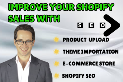 I will do shopify SEO for shopify website to increase organic sales