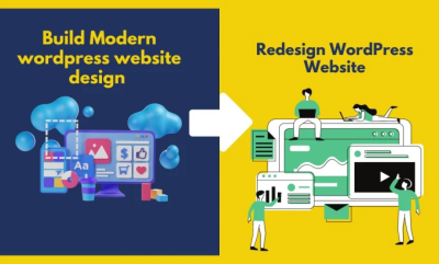 I will design a responsive WordPress  Website design 