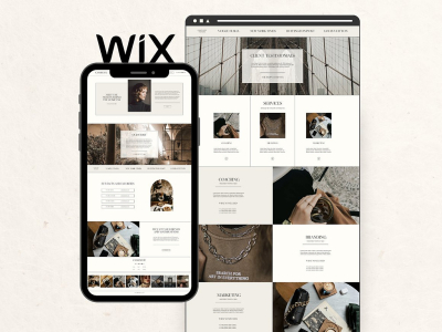 I will build a WIX website or redesign an existing WIX website
