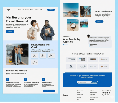 I will design a high-converting landing page UI in Figma