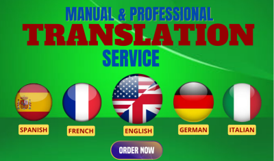I will provide perfect translation between english, french, german, spanish and italian