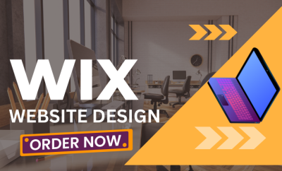 I will design, redesign wix website, wix ecommerece, wix landing page, website design
