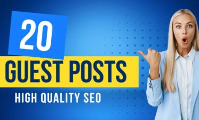 I will do 20 high quality off page guest posts on 90da websites with dofollow backlinks