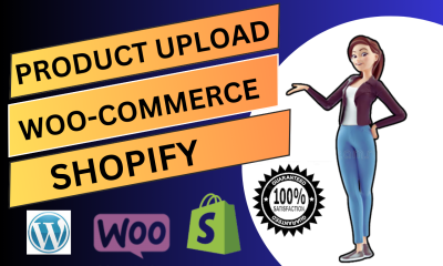 I will upload products or add products to shopify woocommerce