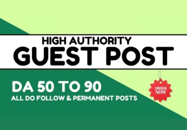 I will Manually Publish 15 Niche Guest Posts on High Authority DA Blogs with Dofollow Links