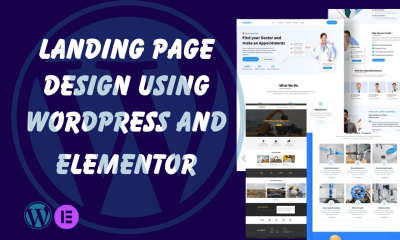 I will design responsive wordpress landing page revamp blog website using elementor pro