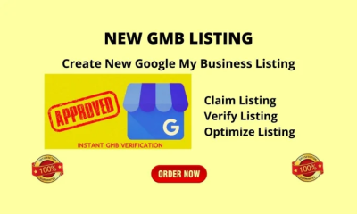 I will create new google my business listing, optimize and verify