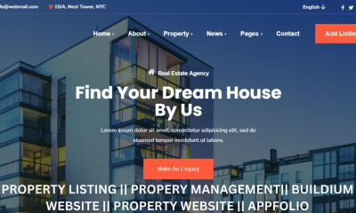 I will create property website, buildium website, real estate website, property listing