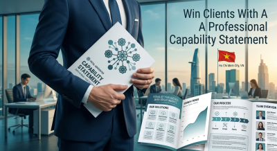 I will design a professional capability statement for your business