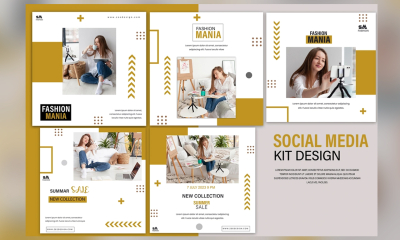 I will design your social media kit branding