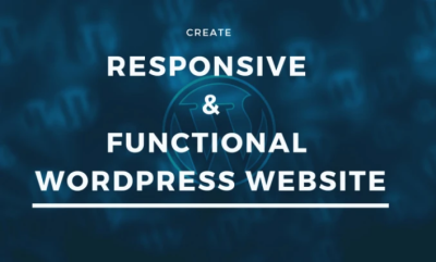 I will create a responsive and functional wordpress website