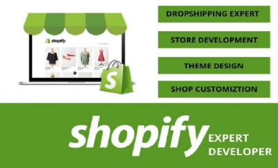 I will be your shopify expert and shopify theme developer