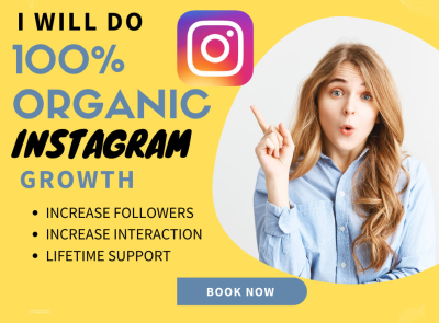 I will professionally grow your instagram account followers
