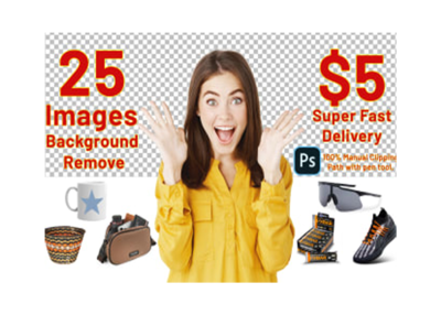 I will do image background removal super fast delivery